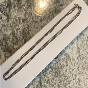 David Yurman Sterling 18K gold Chain